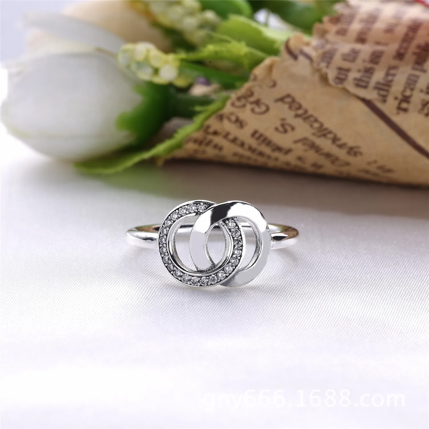 PANDORA Circles Clear CZ Ring - 196326CZ