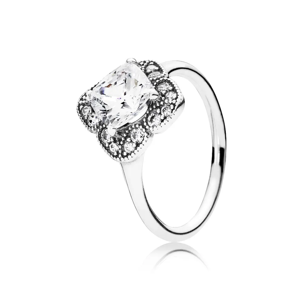 PANDORA Crystallised Floral Fancy Ring - 190966CZ