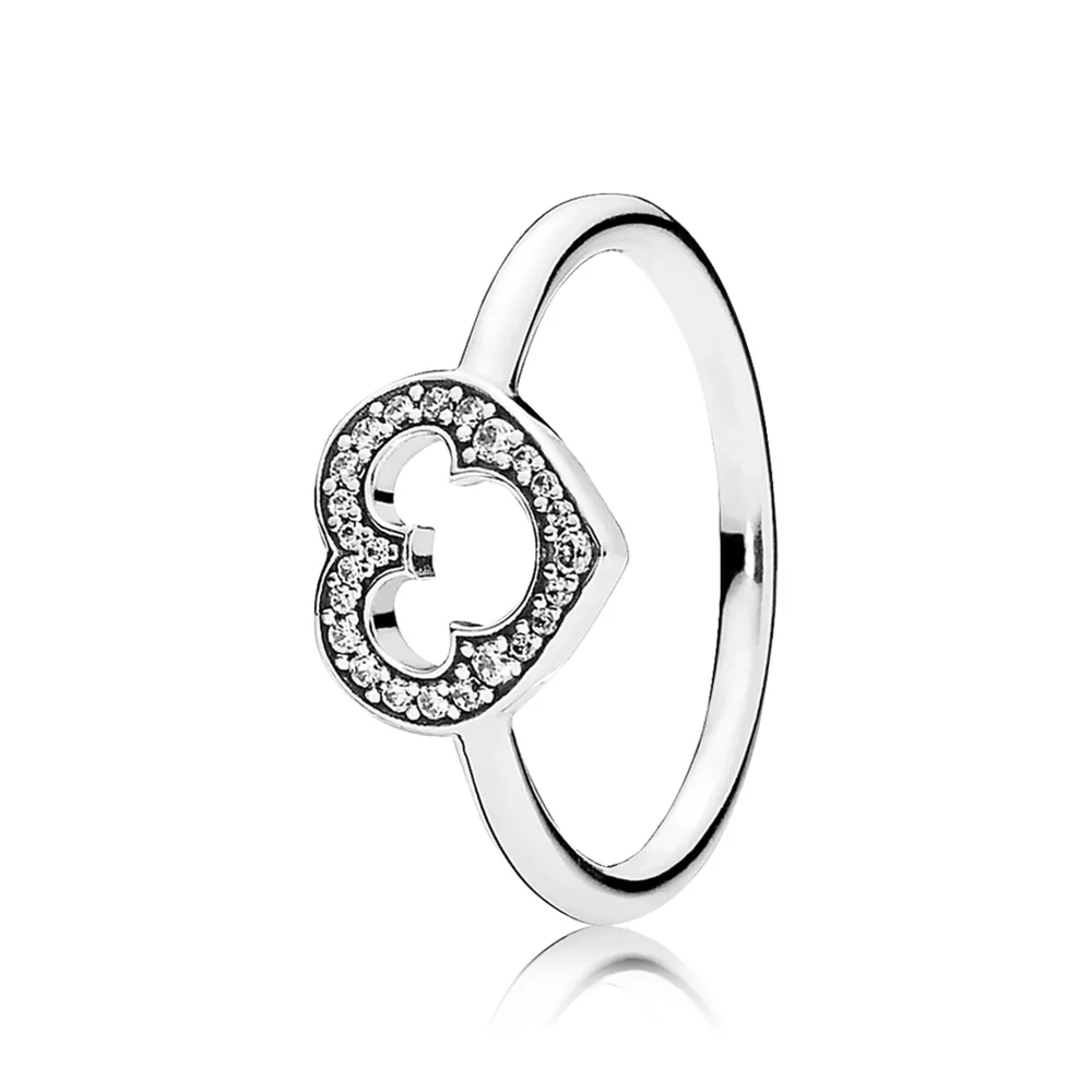 PANDORA Disney, Mickey Silhouette Ring - 190957CZ