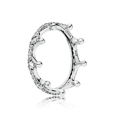 PANDORA Enchanted Crown Ring, Clear CZ - 197087CZ