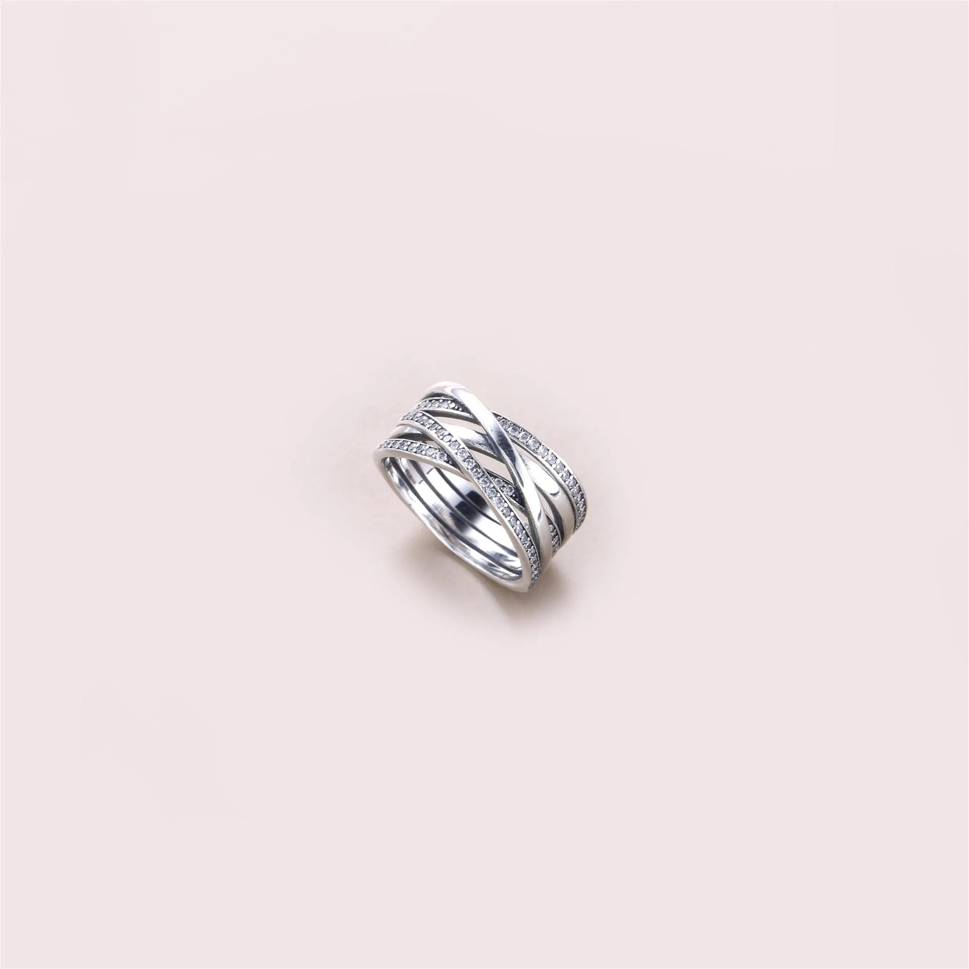 PANDORA Entwining Silver Rings - 190919CZ