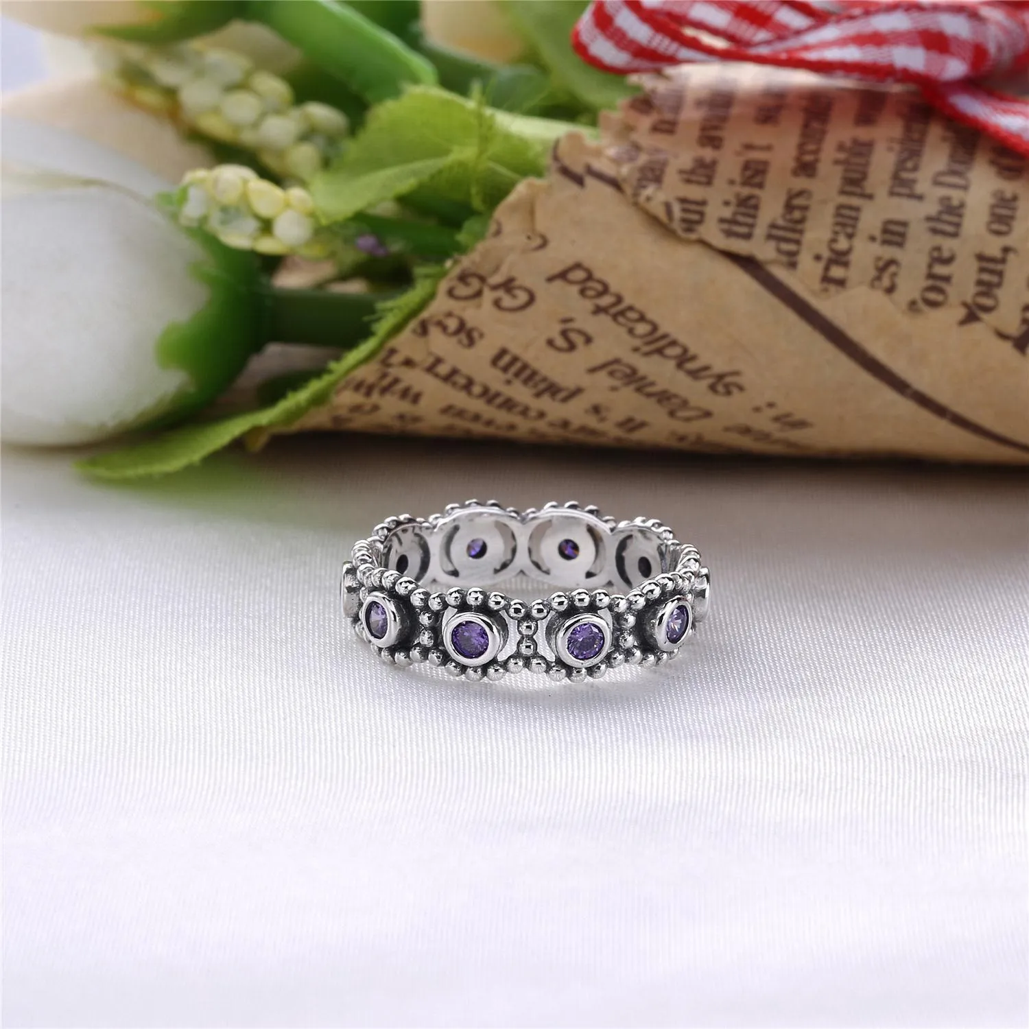 PANDORA Her Majesty with Clear CZ Ring - 190881CZ