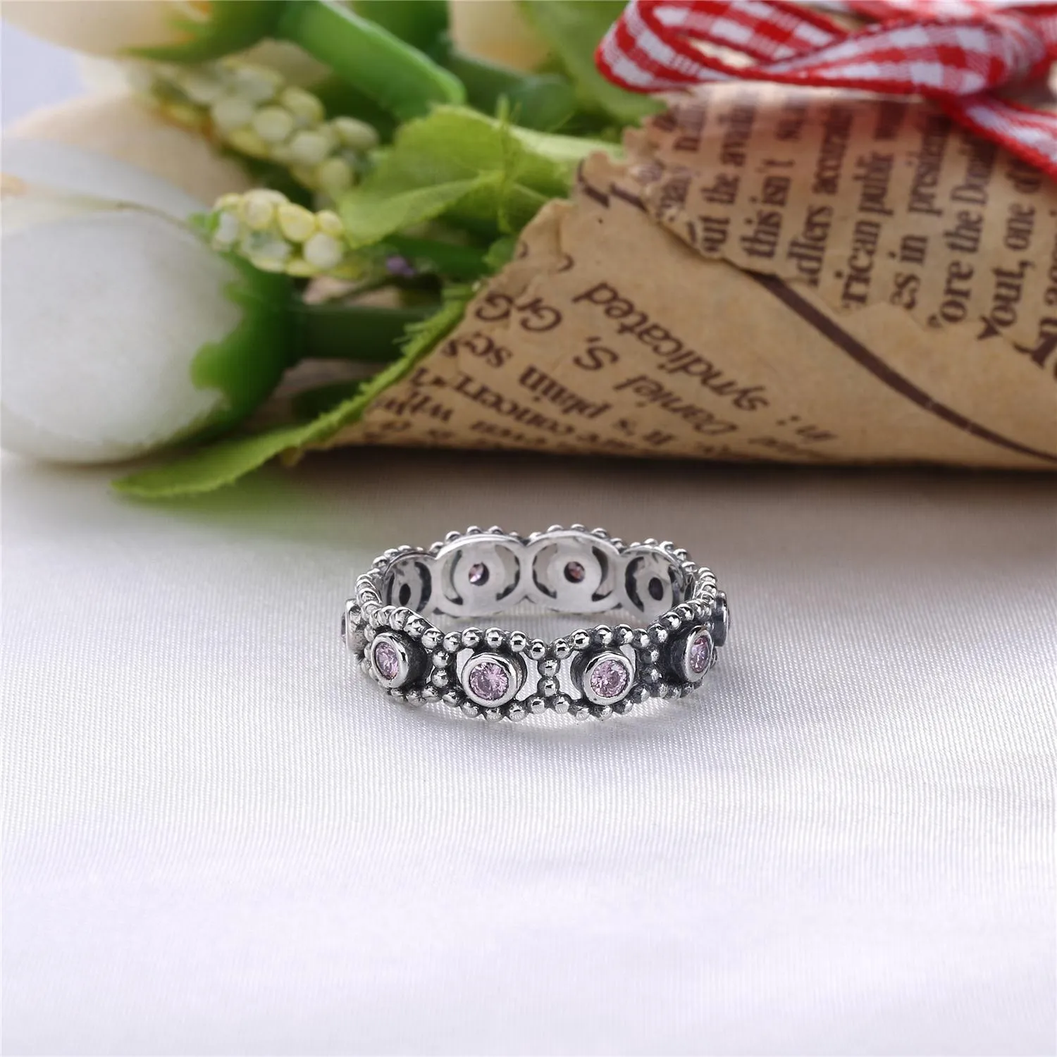 PANDORA Her Majesty with Clear CZ Ring - 190881CZ