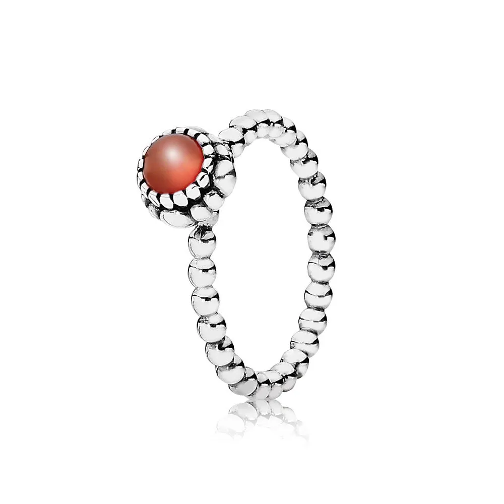 PANDORA July Birthstone Ring - 190854CAR