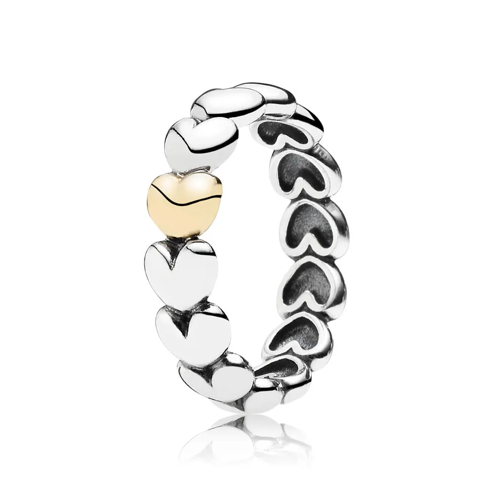 PANDORA Large Heart Ring - 190898