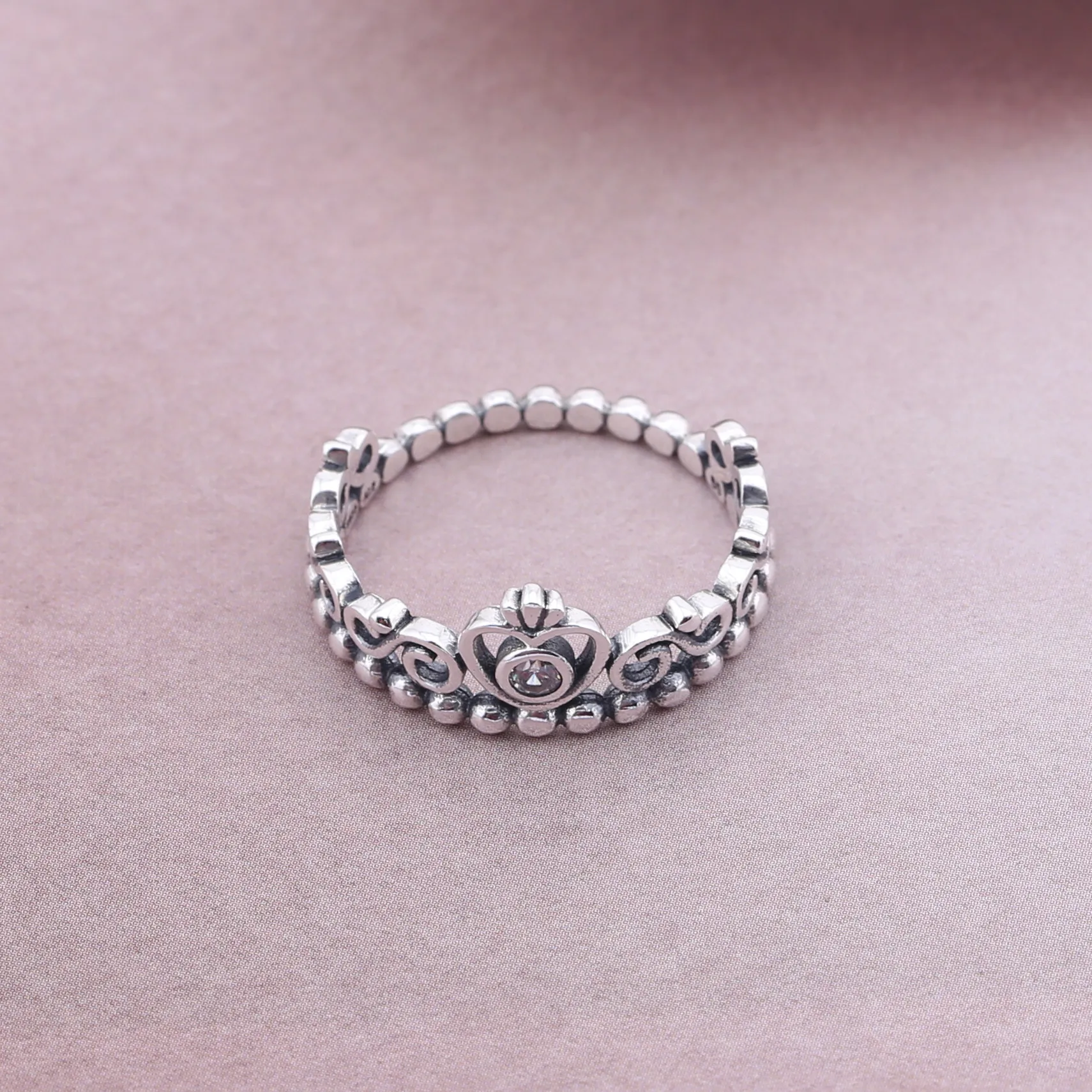 PANDORA My Princess Stackable Ring, Clear Cz - 190880CZ