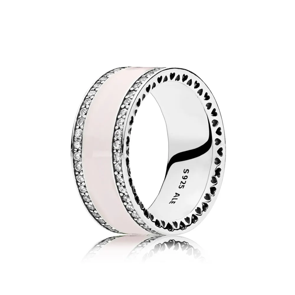 pandora pink hearts of pandora band ring 191024en40