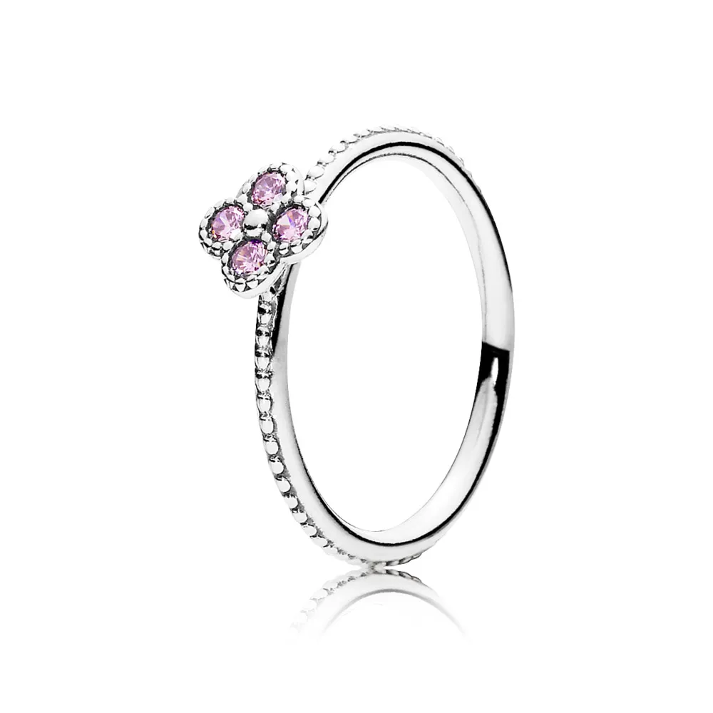 PANDORA Pink Oriental Blossom Ring - 191001PCZ