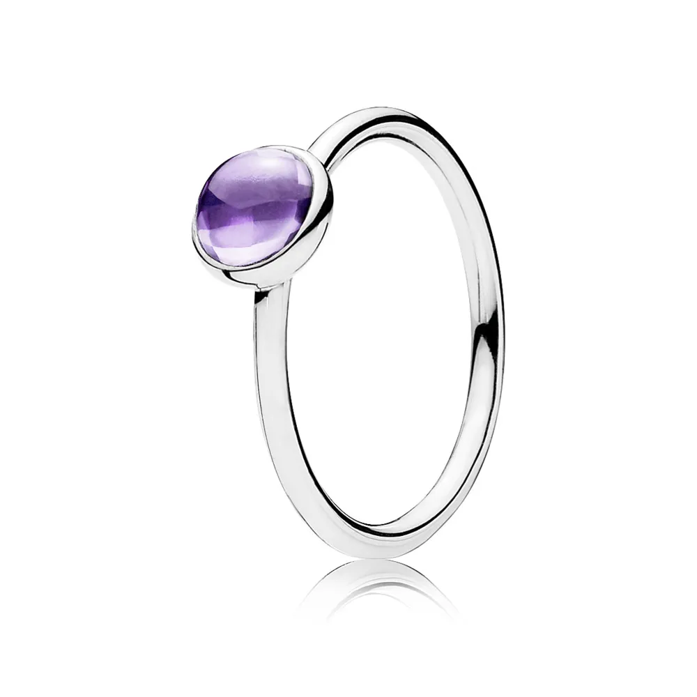 pandora purple poetic droplet ring 190983acz