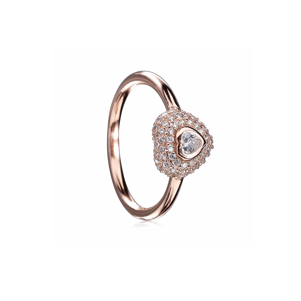 pandora rose gold heart ring py00134 1