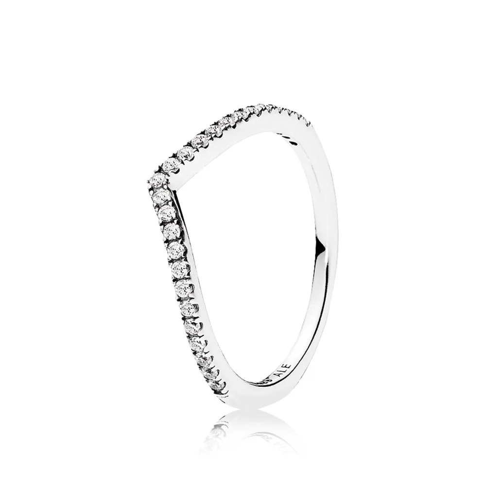 pandora shimmering wish clear cz ring 196316cz