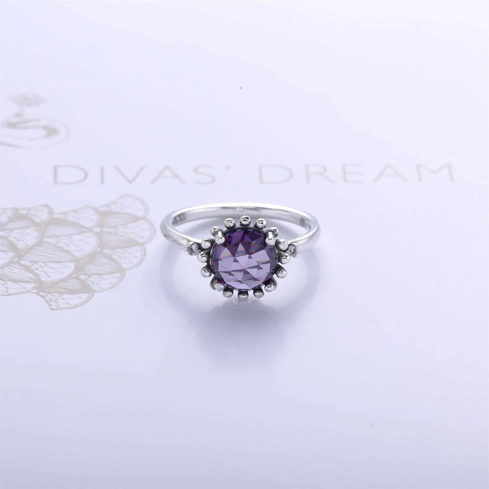 PANDORA Shining Amethyst Ring - 190910NBC