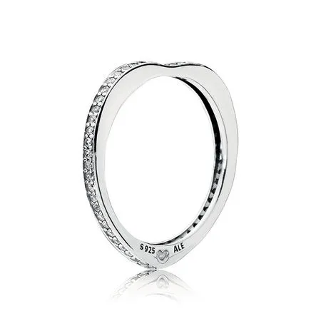 PANDORA Sparkling Arcs of Love Ring, Clear CZ - 197095CZ