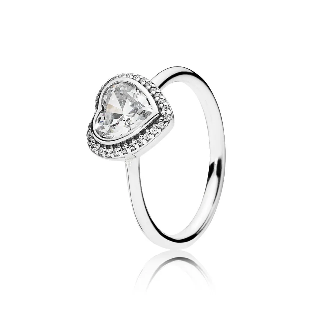 PANDORA Sparkling Heart Engagement Ring - 190929CZ