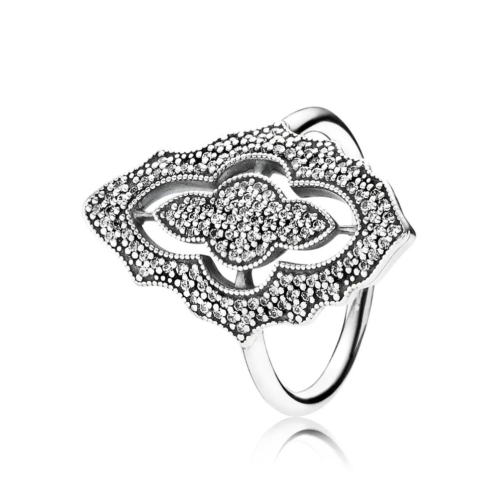 PANDORA Sparkling Lace Ring Clear CZ - 190917CZ