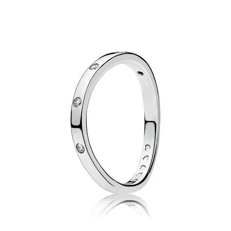 pandora swirling droplets rings clear cz 197113cz