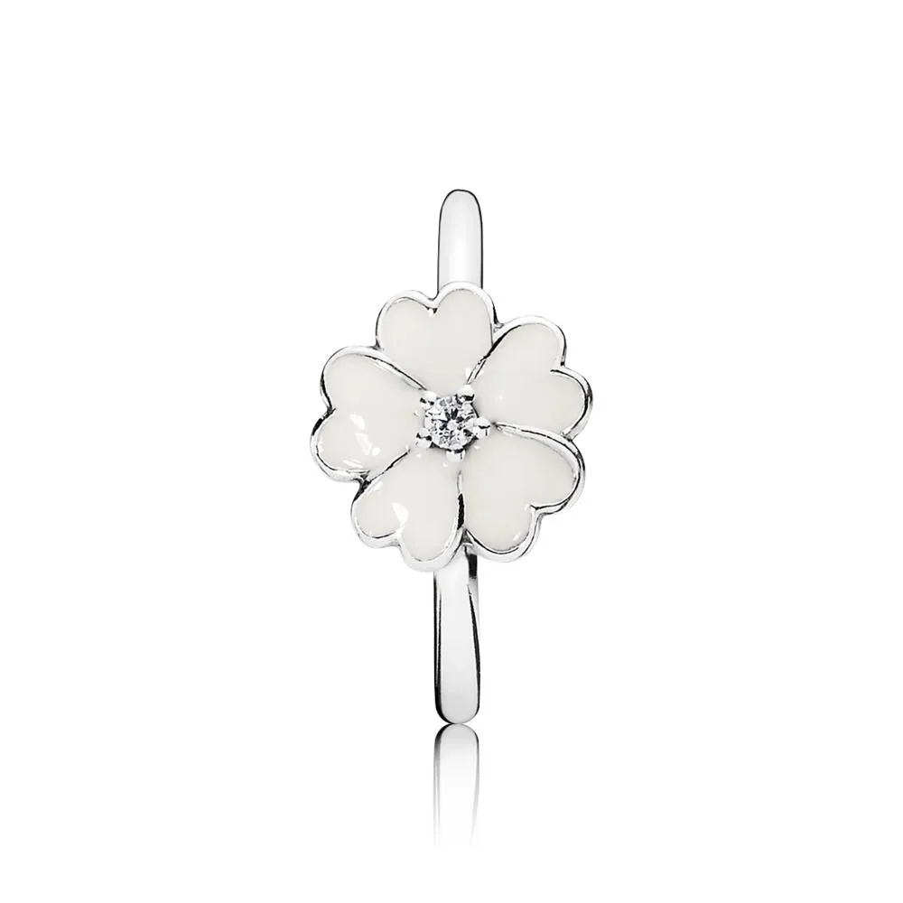 PANDORA White Primrose Ring - 190931EN12