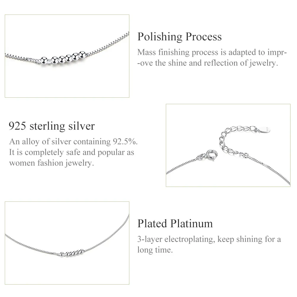 Pandora Style Silver Helical Anklet - SCT007