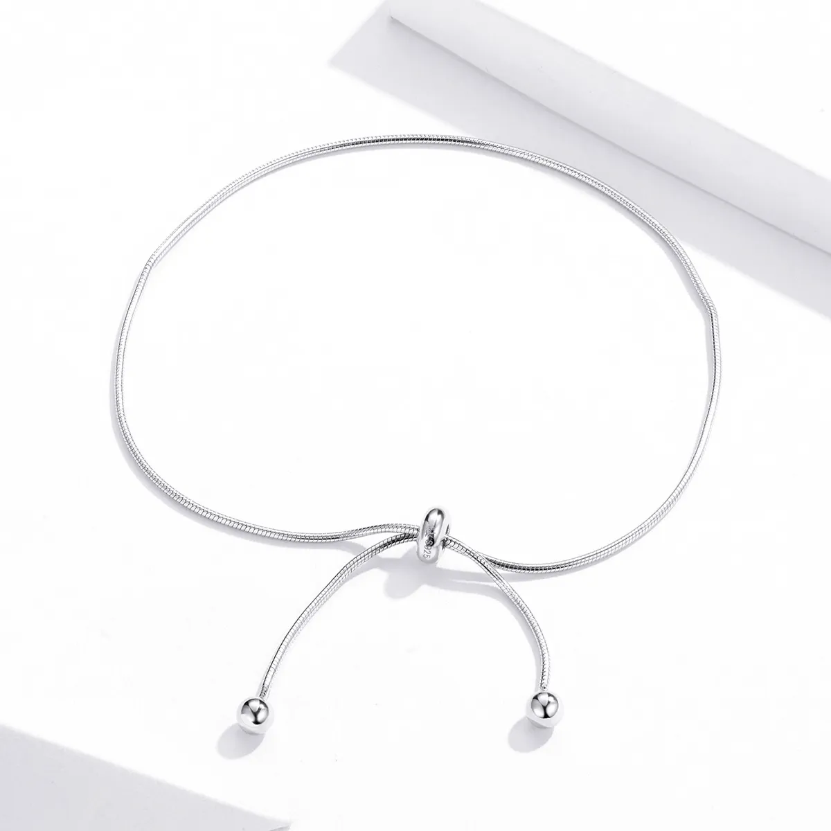 Pandora Style Silver Stylish Anklet - SCT016