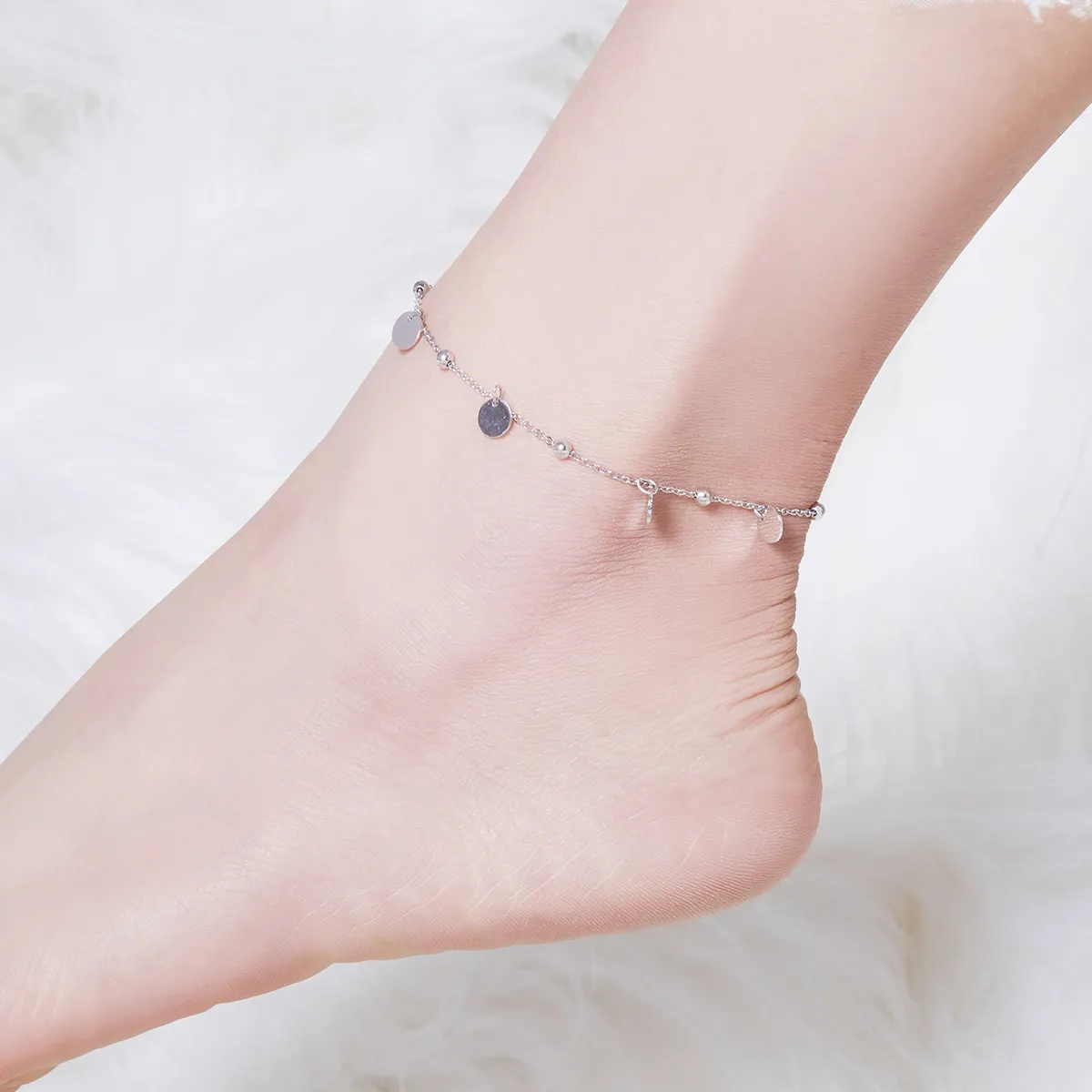 Pandora Style Silver The Memory Anklet - SCT011