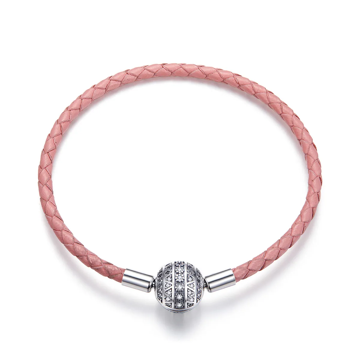 Pandora Style Leather Girlish Emotion Bracelet - SCB114