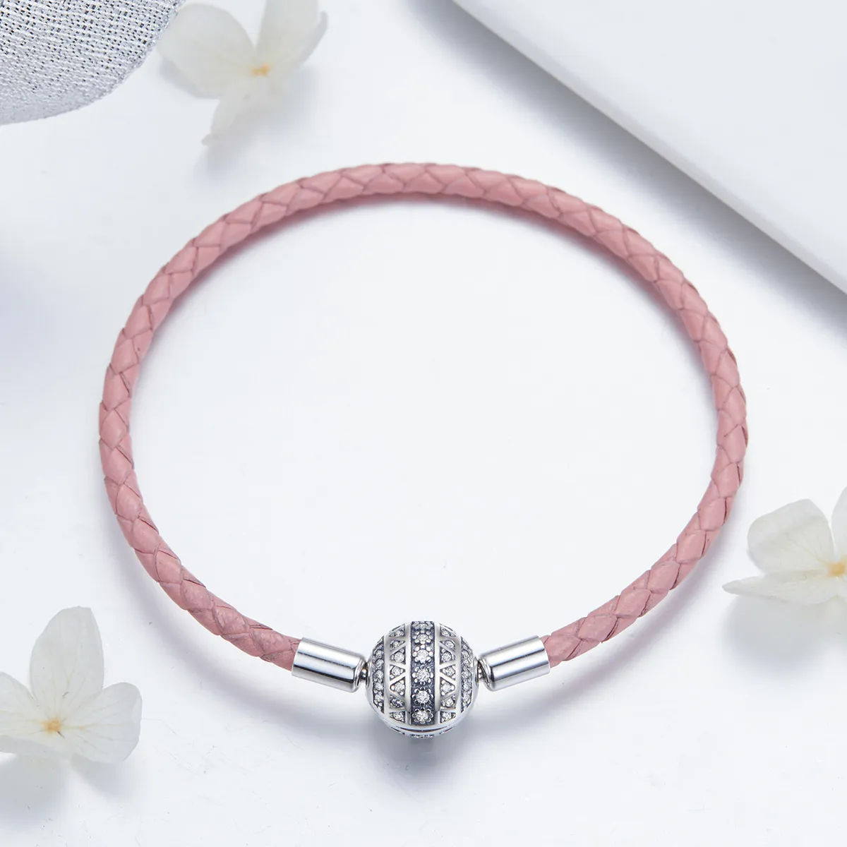 Pandora Style Leather Girlish Emotion Bracelet - SCB114