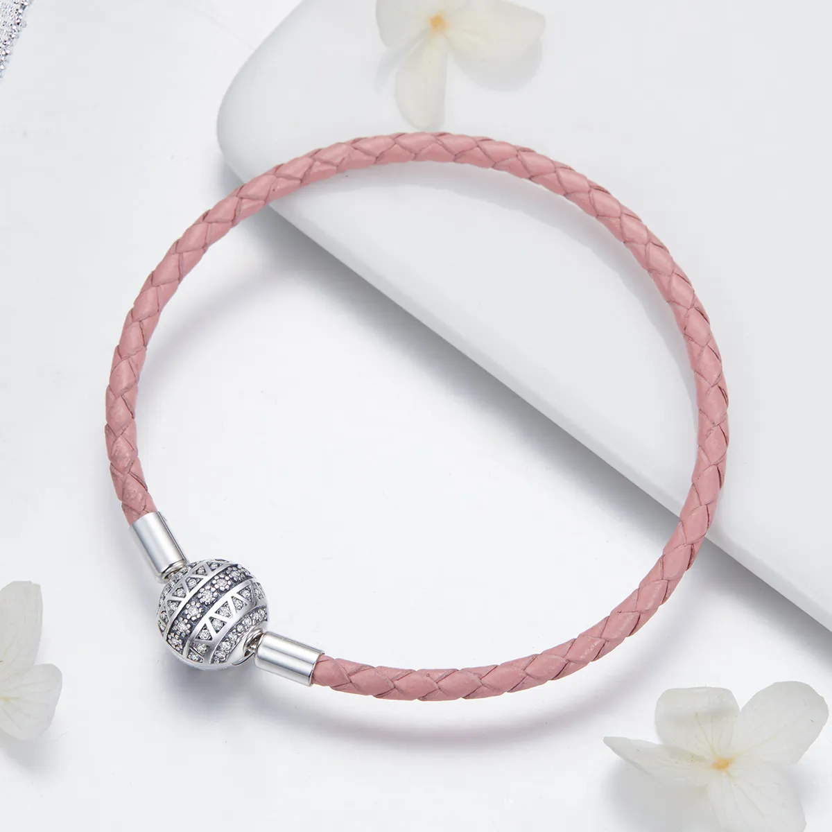 Pandora Style Leather Girlish Emotion Bracelet - SCB114