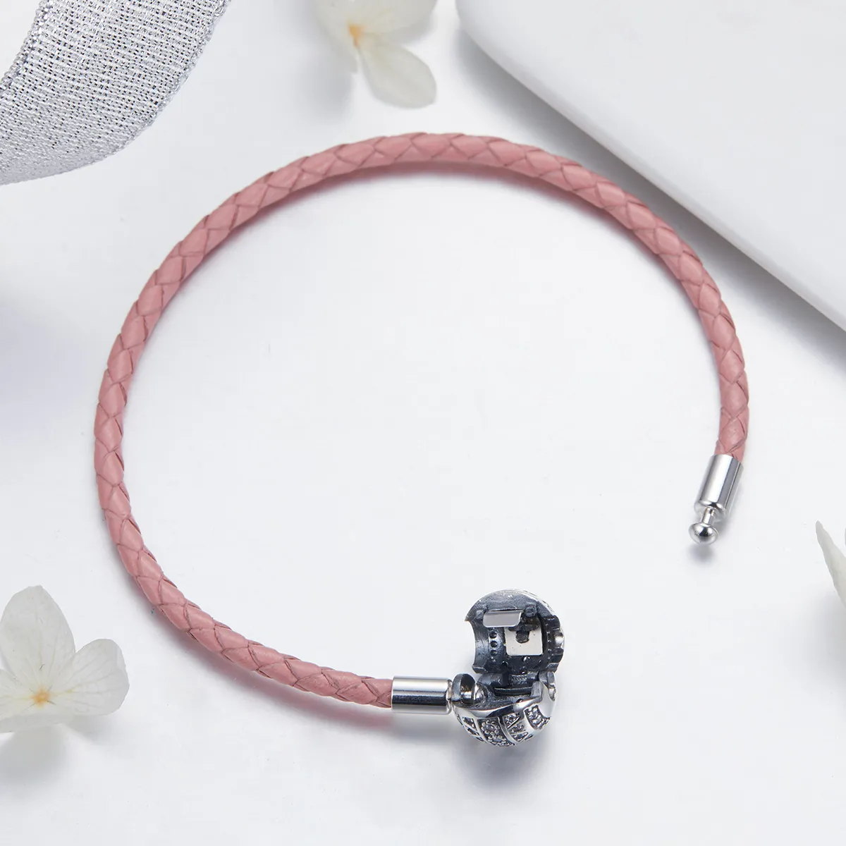 Pandora Style Leather Girlish Emotion Bracelet - SCB114