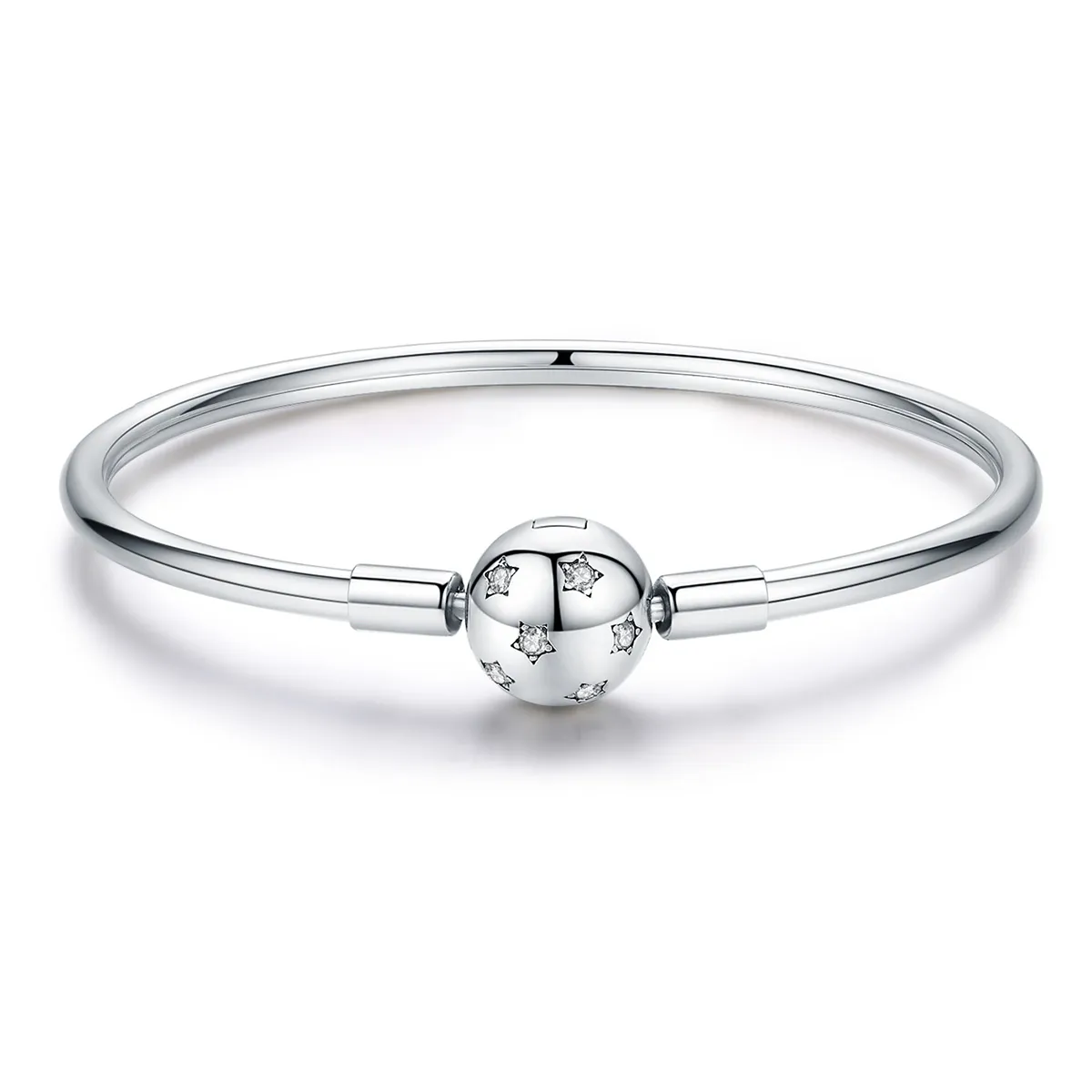 Pandora Style Silver Galaxy Bangle - SCB144