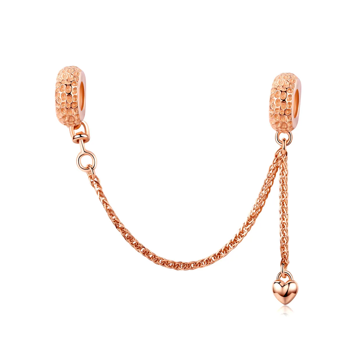 Pandora Style Rose Gold Safety Chain - SCC1112-C