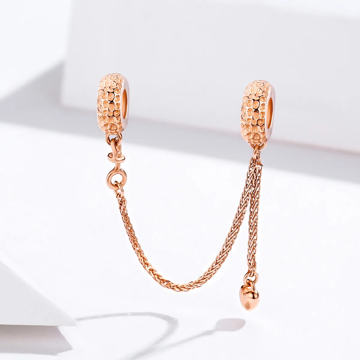 Pandora Style Rose Gold Safety Chain - SCC1112-C