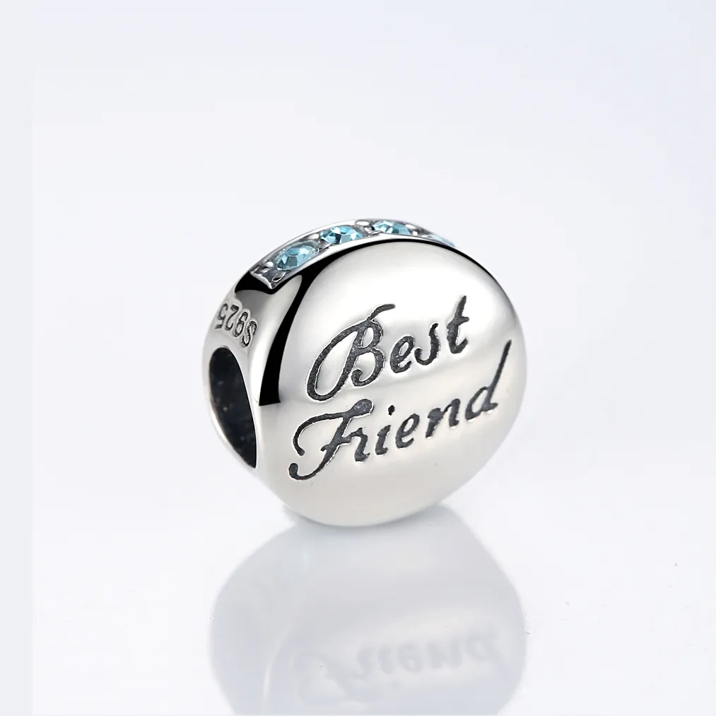 Pandora Style Silver Best Friend Charm - SCC022