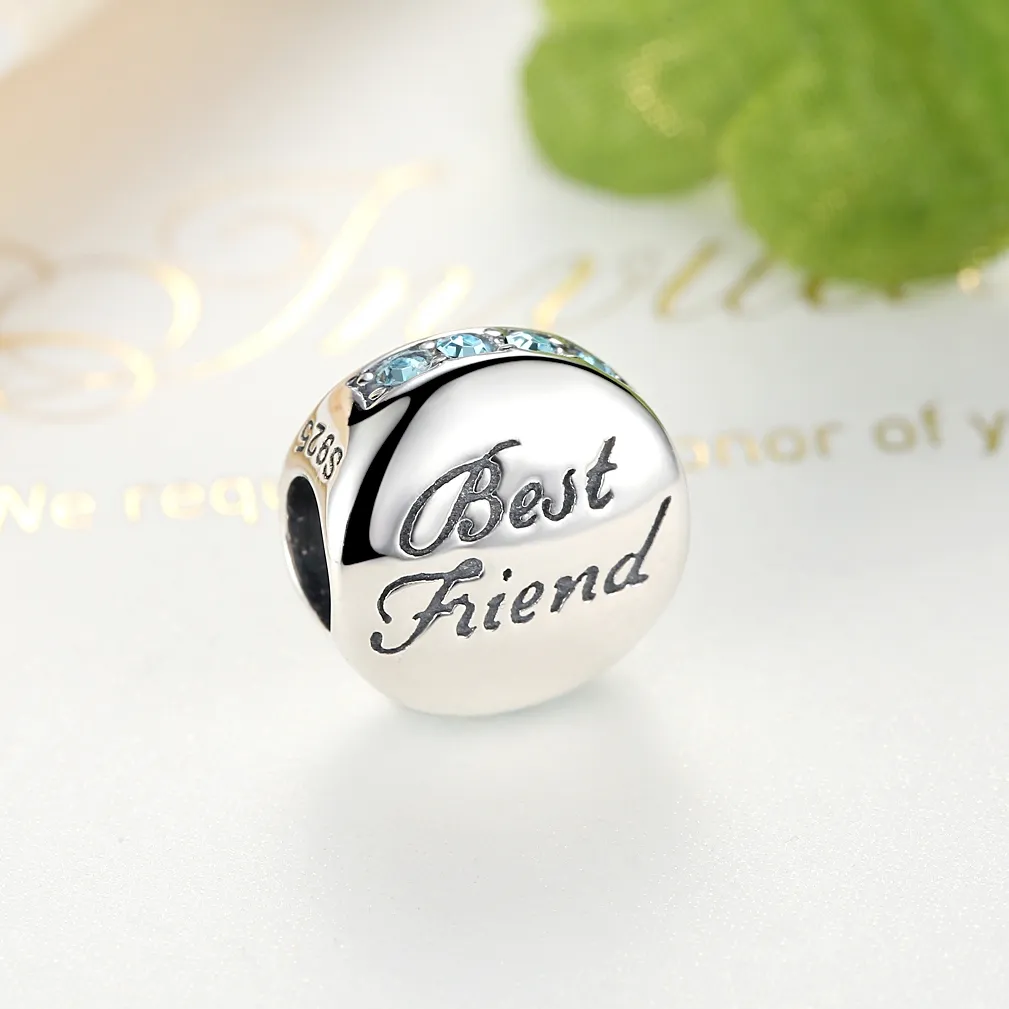 Pandora Style Silver Best Friend Charm - SCC022