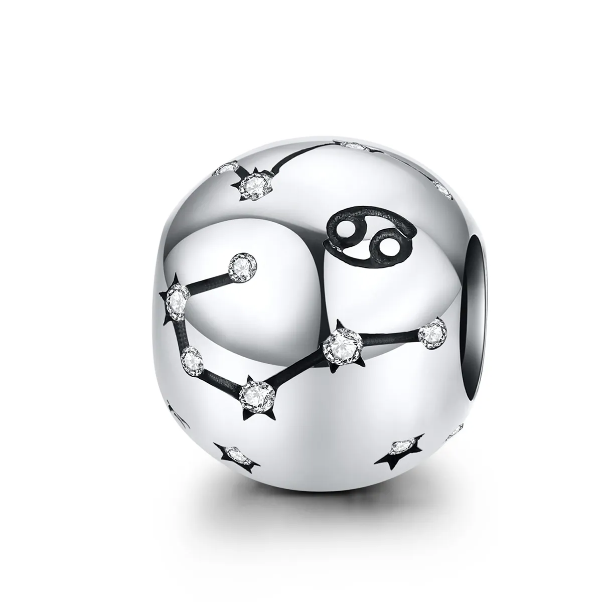 Pandora Style Silver Cancer Charm - SCC1218-4