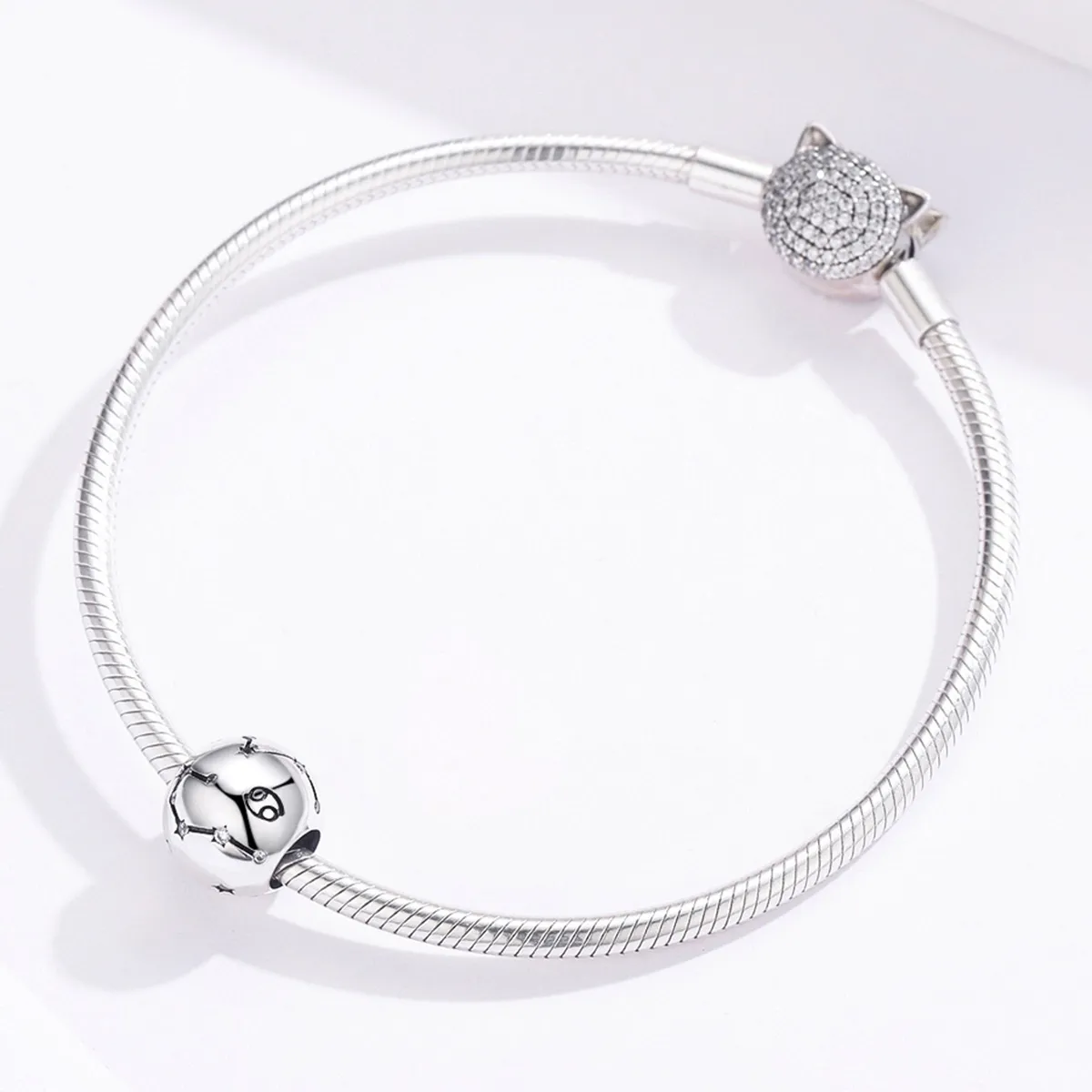 Pandora Style Silver Cancer Charm - SCC1218-4