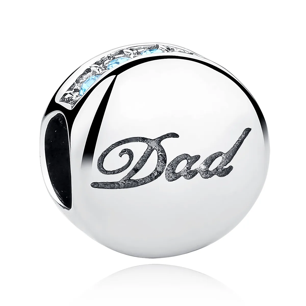 pandora style silver dad charm scc006