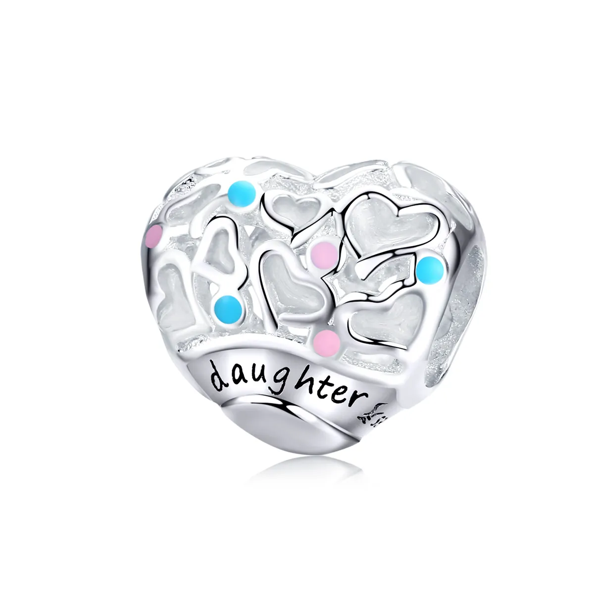 pandora style silver daughter charm scc1152