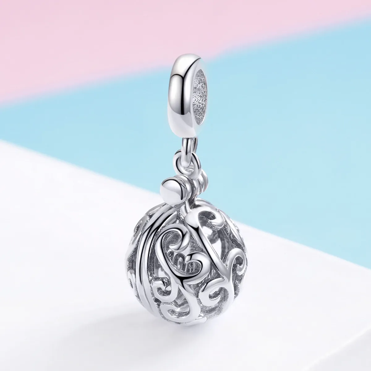 Pandora Style Silver Gartitude For Mom Dangle - SCC1008