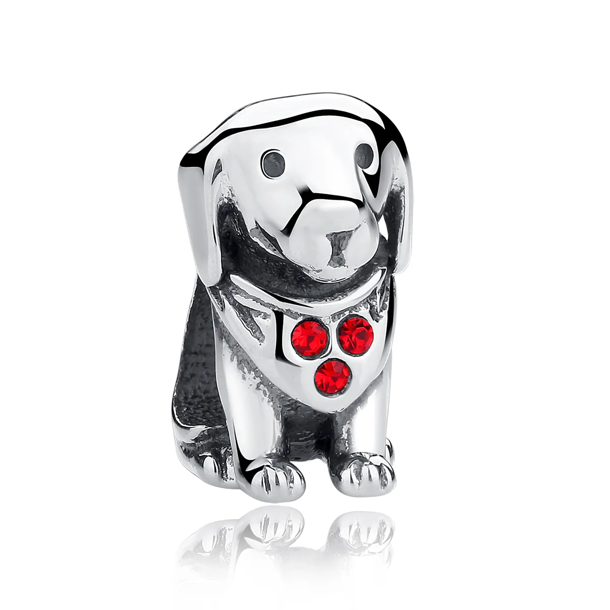 Pandora Style Silver Golden Retriever Charm - SCC016