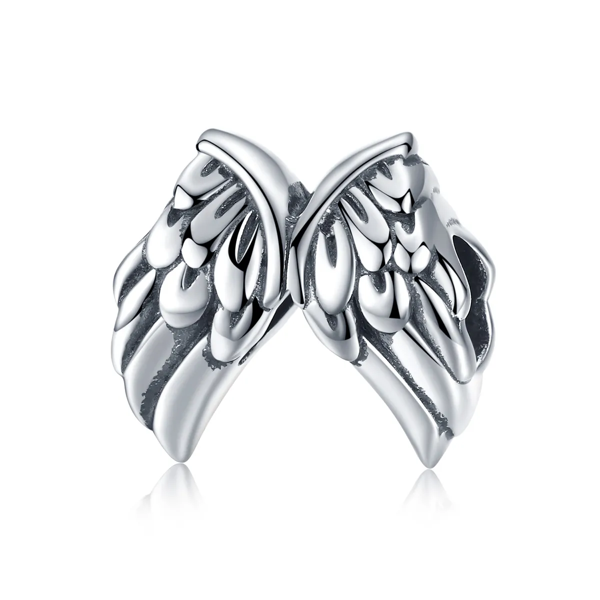 pandora style silver guardian wings charm scc1091