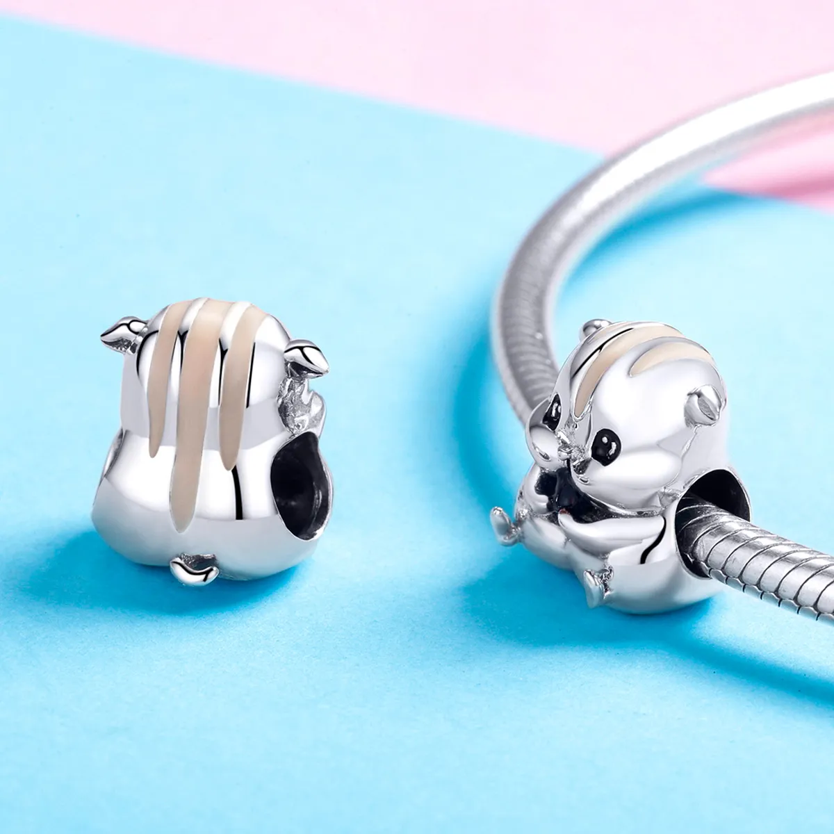 Pandora Style Silver Hamster Charm - SCC1133