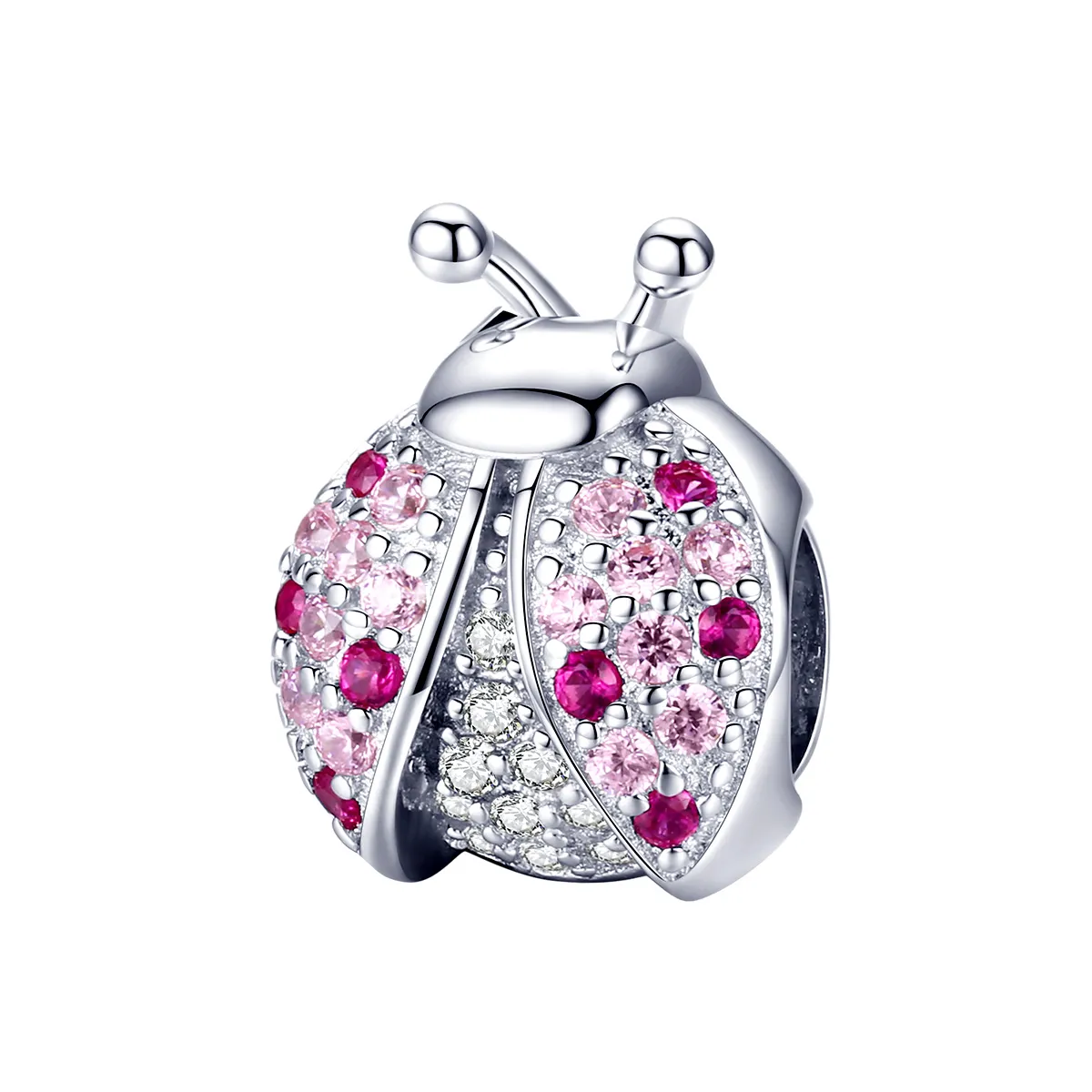 Pandora Style Silver Ladybug Charm - SCC1120