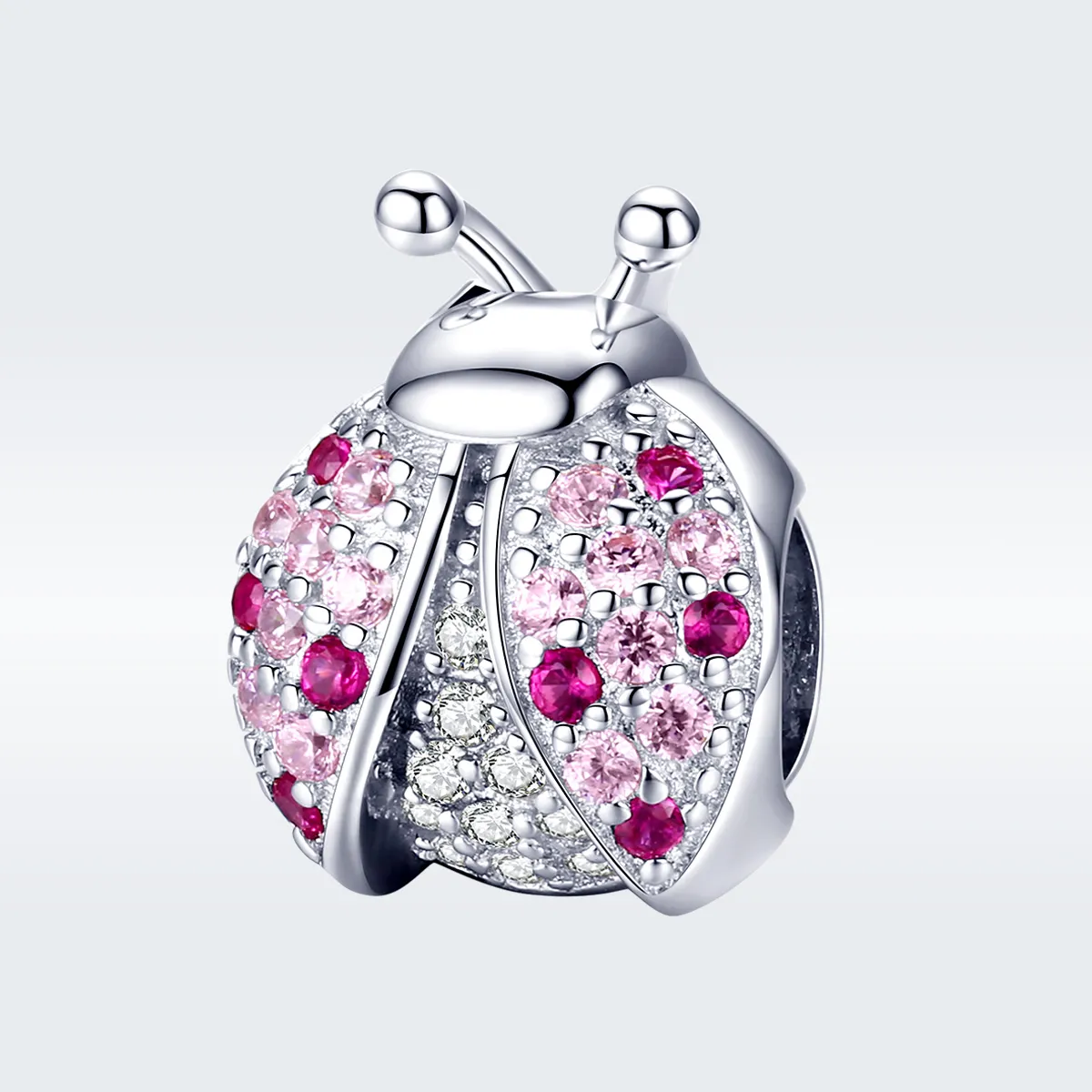 Pandora Style Silver Ladybug Charm - SCC1120