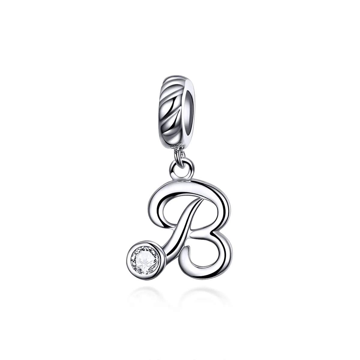 Pandora Style Silver Letter B Dangle - SCC1183-B