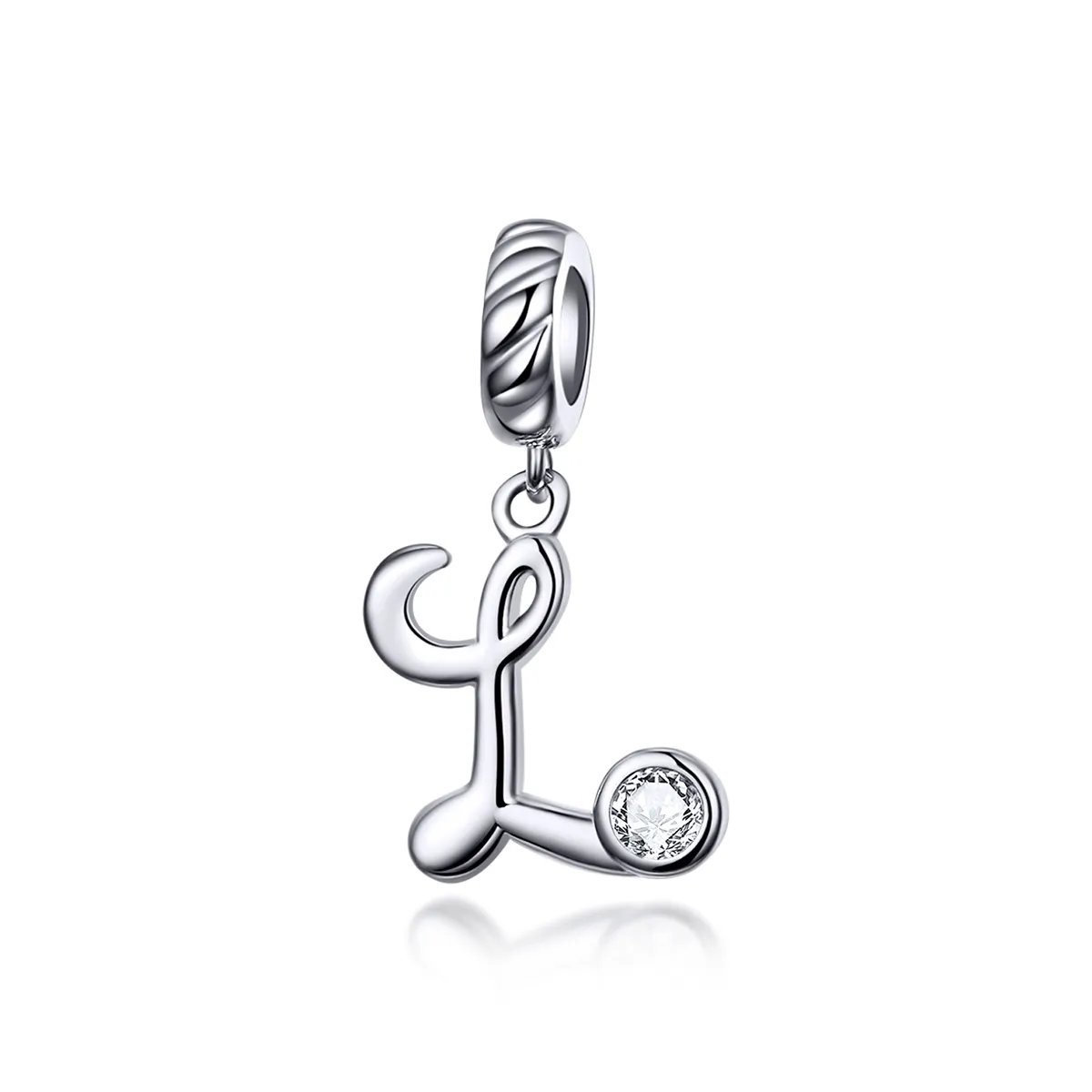 Pandora Style Silver Letter L Dangle - SCC1183-L