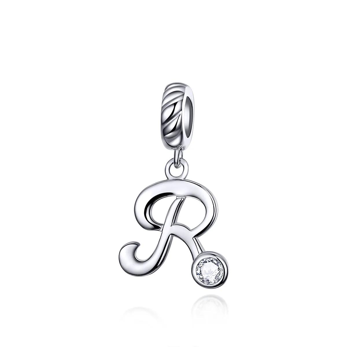 Pandora Style Silver Letter R Dangle - SCC1183-R