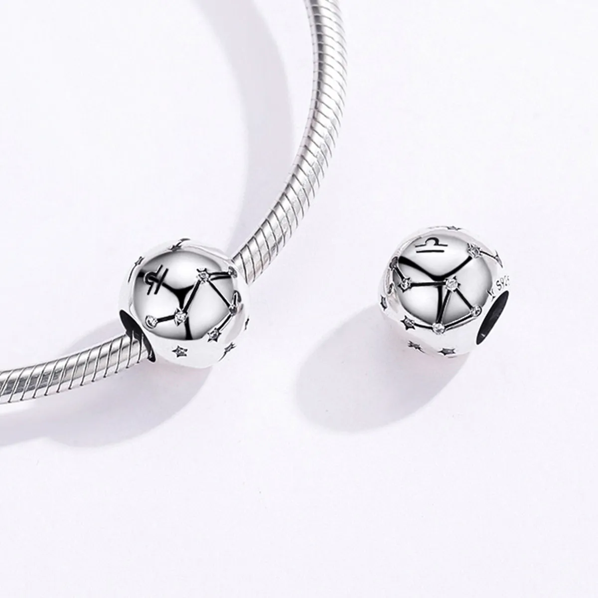 Pandora Style Silver Libra Charm - SCC1218-7