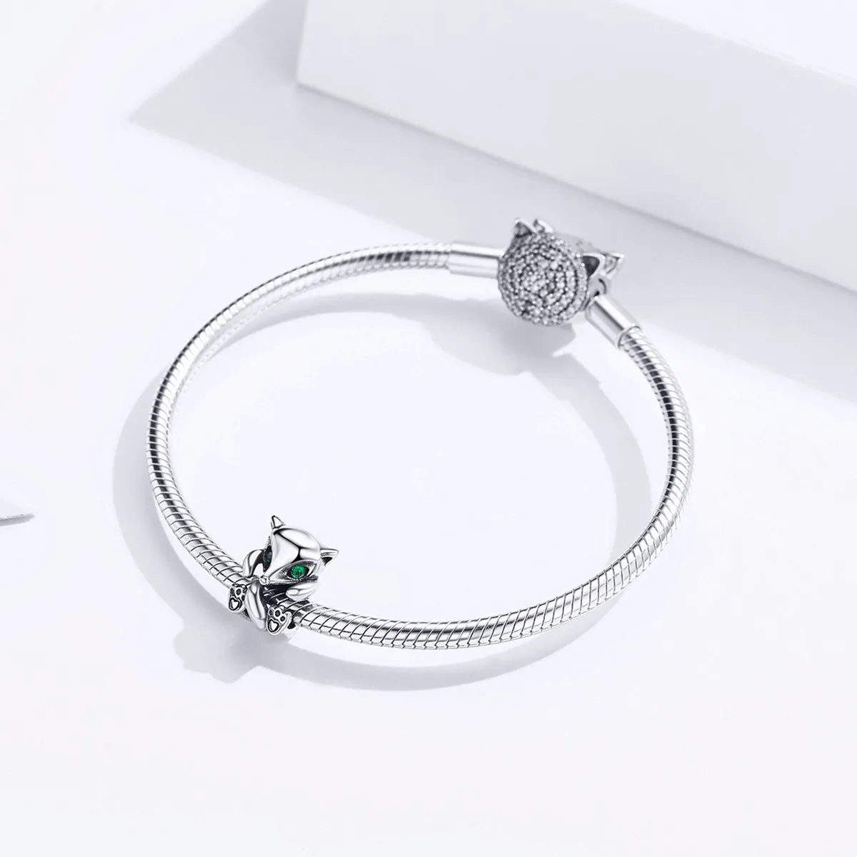 Pandora Style Silver Little Fox Charm - SCC1290