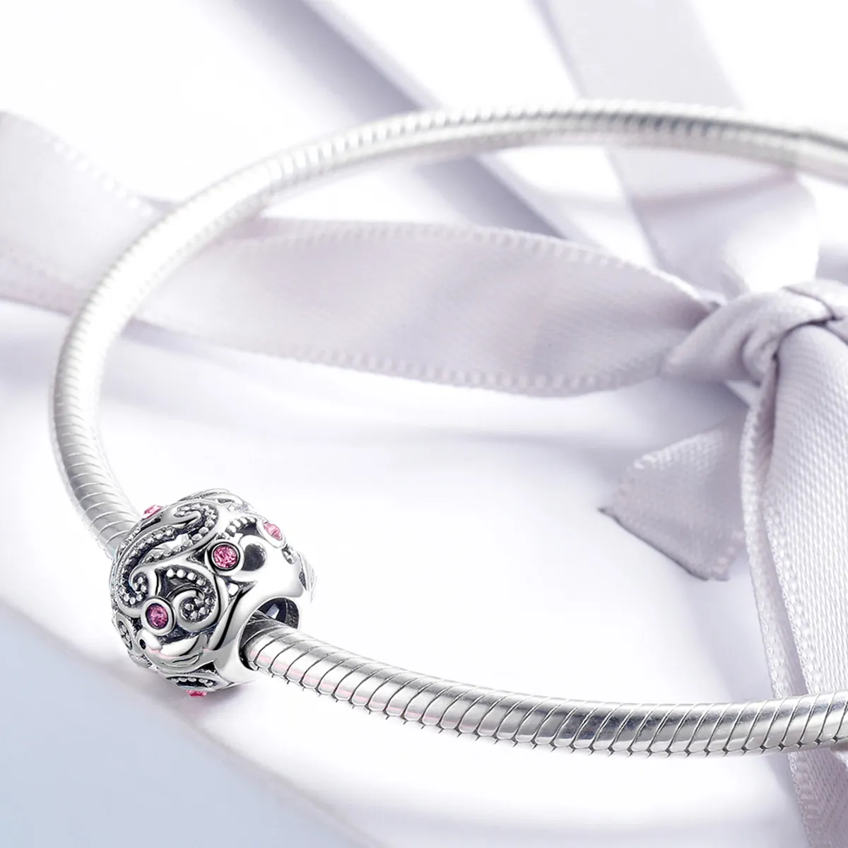 Pandora Style Silver Love Messenger Charm - SCC1014