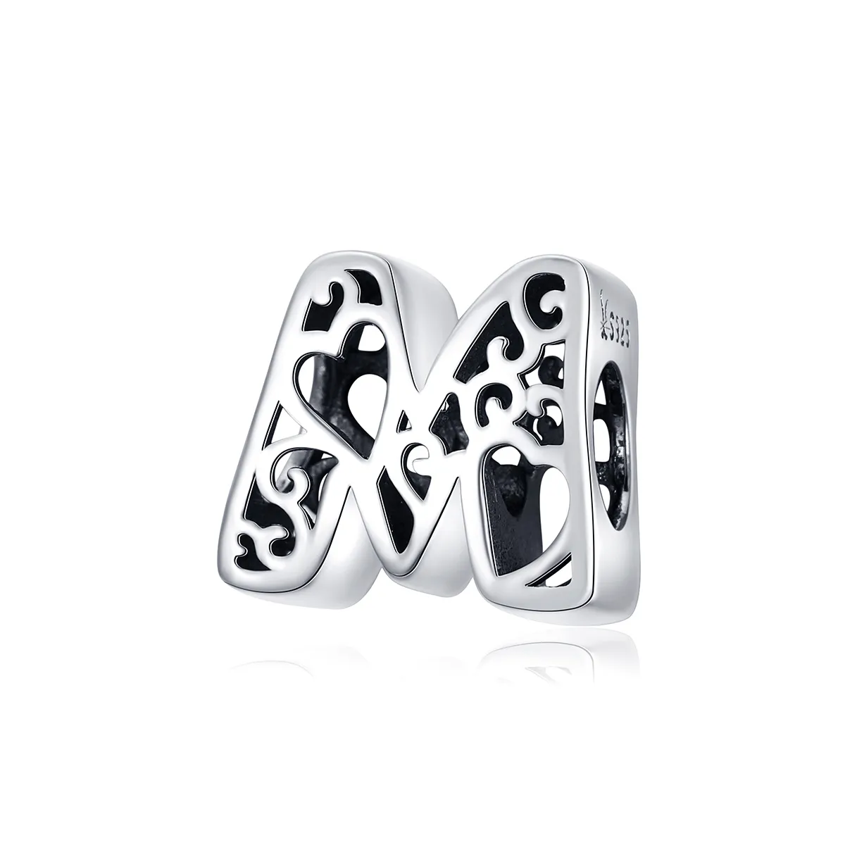 Pandora Style Silver Magic Letter M Charm - SCC1229-M